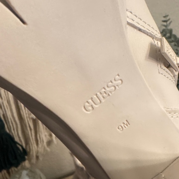 Elegant white Lace-Up High Heel Boots - Picture 4 of 6